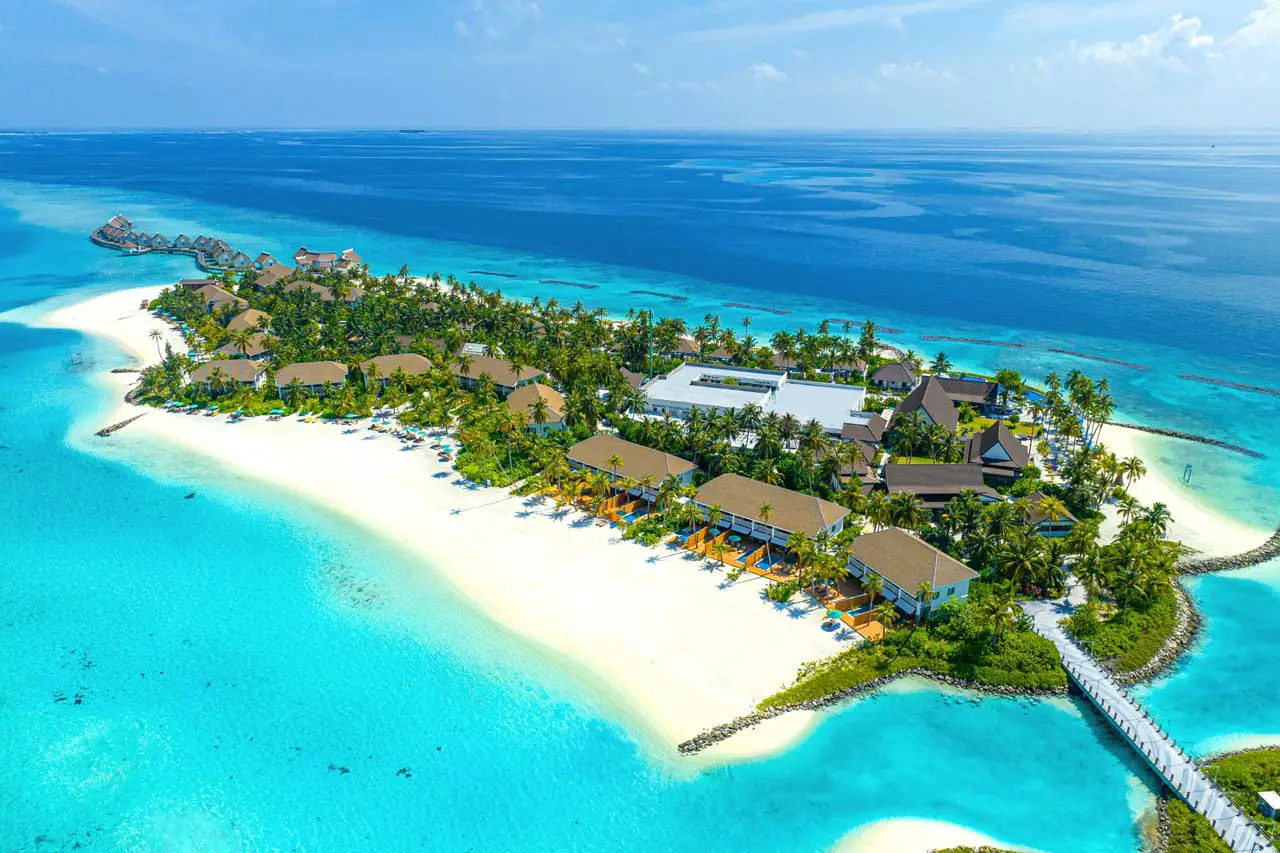 Centara Ras Fushi - Aerial View
