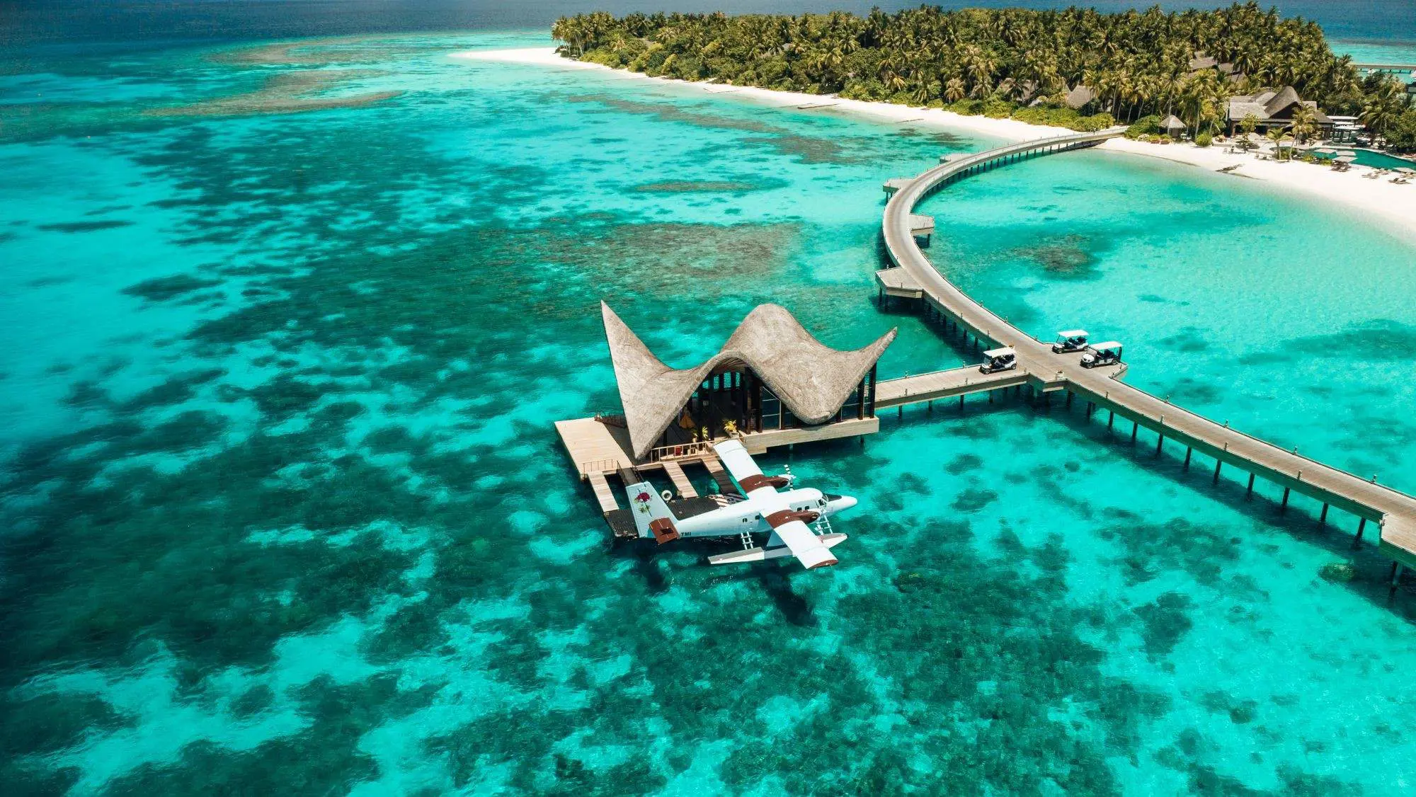 Sun Siyam Irufushi - Island Drone View