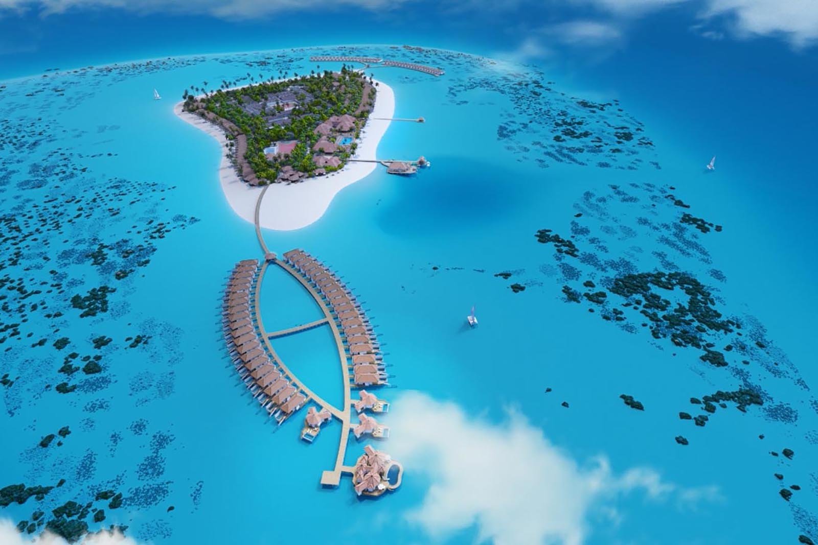 Villa Nautica - Resort Aerial