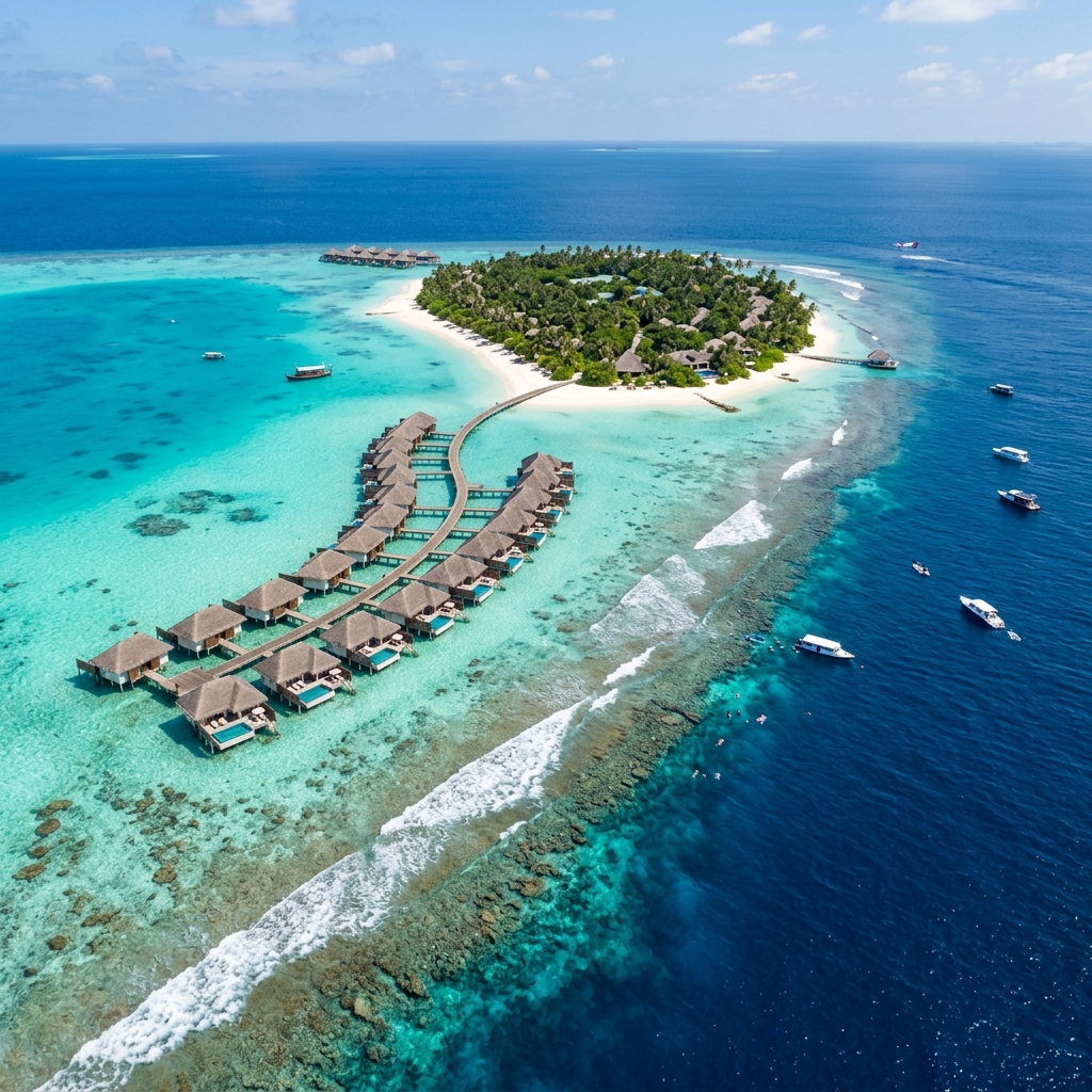 Family Water Sports and Turquoise Lagoon Maldives